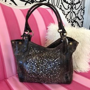 Frye Deborah Studded Shoulder Tote